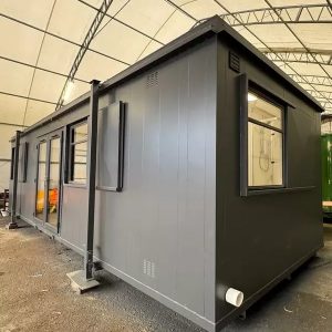 32x10 Custom Cabin House | Living / Kitchen, Bedroom